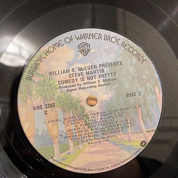 Steve Martin “Comedy Is Not Pretty” Vinyl Record Warner Brothers 1979 Vintage - Picture 6 of 8